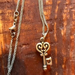James Avery Key to My Heart Necklace