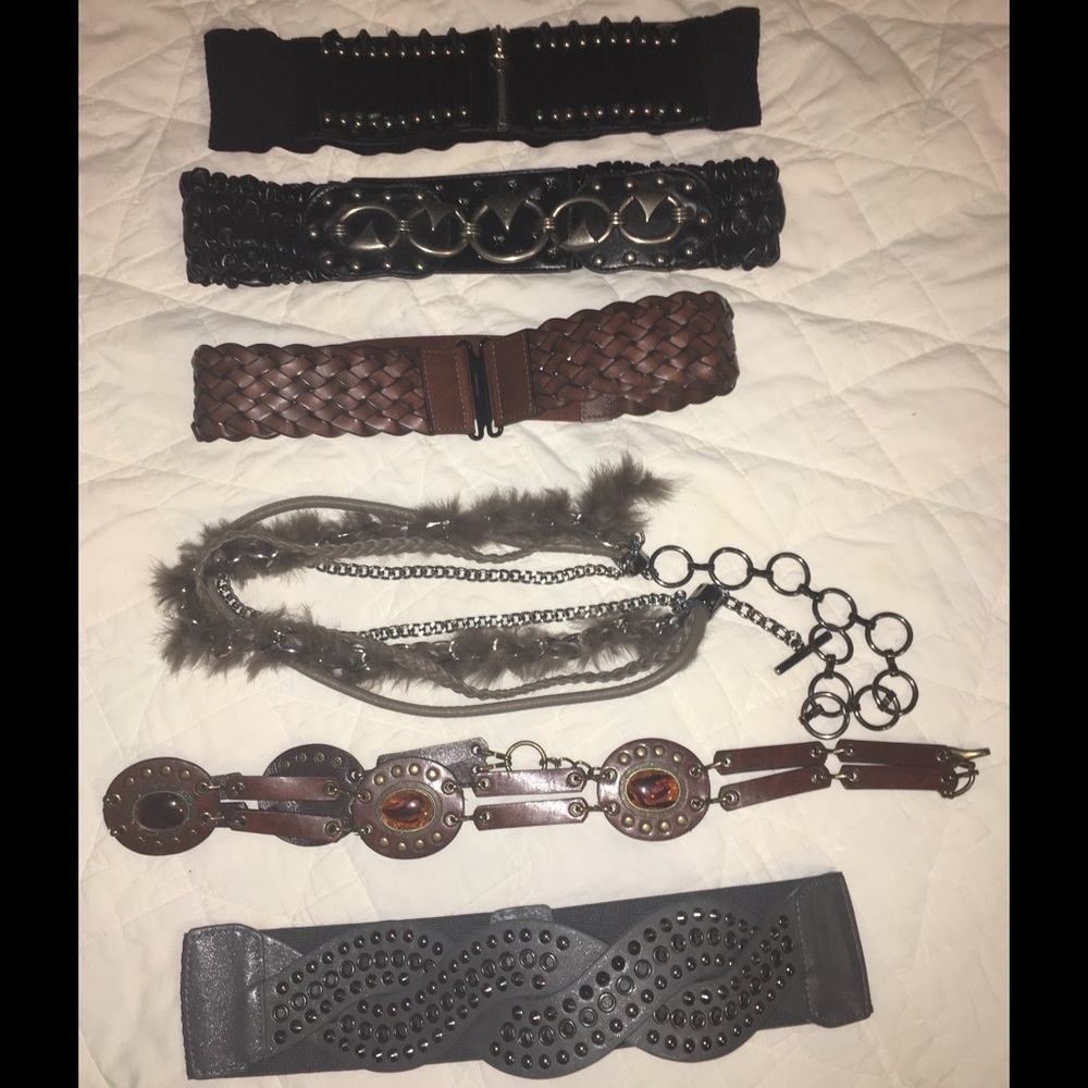 Assorted belts