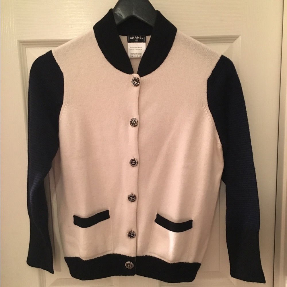 100% Authentic Chanel Cashmere Cardigan