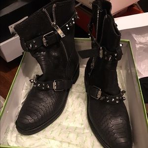 Sam Edelman Snakeskin Boots