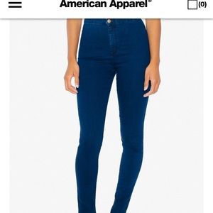American Apparel Easy Jeans dark wash indigo