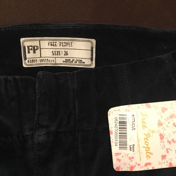 🎉Sale🎉Free People Oxana Velvet Flare - Picture 4 of 6