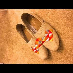 TOMS classic slip on (gray 8.5)