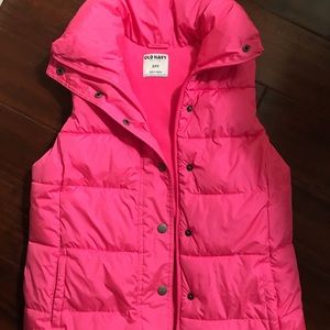 NBW sz Small Old Navy pink puffer vest