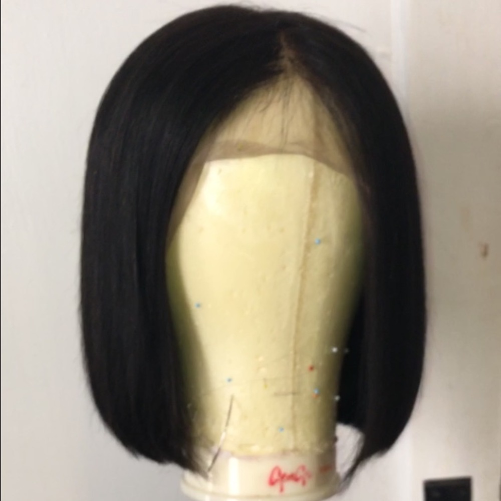 10 inch Bob with Custom Hairline (hair included)‼️