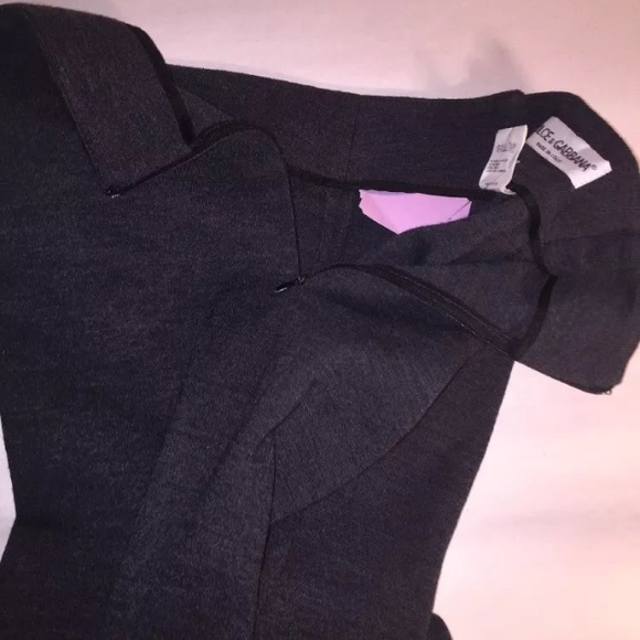 DOLCE & GABANNA size 46 wool sidezip legging $1800 - Picture 5 of 7