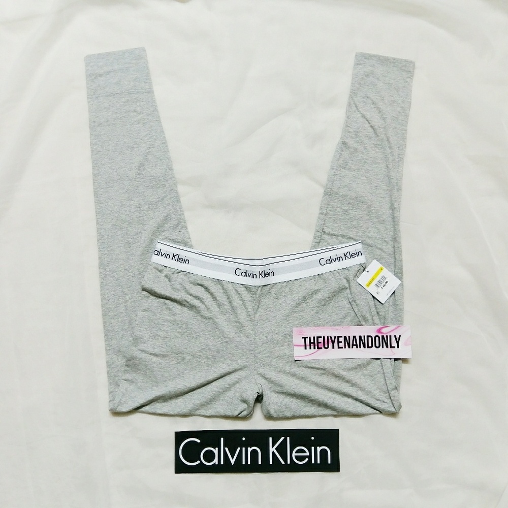 🚫SOLD🚫 NWT Calvin Klein Lounge Cotton Leggings - Picture 1 of 5