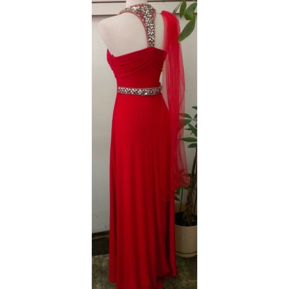 Red prom dress - Picture 2 of 4