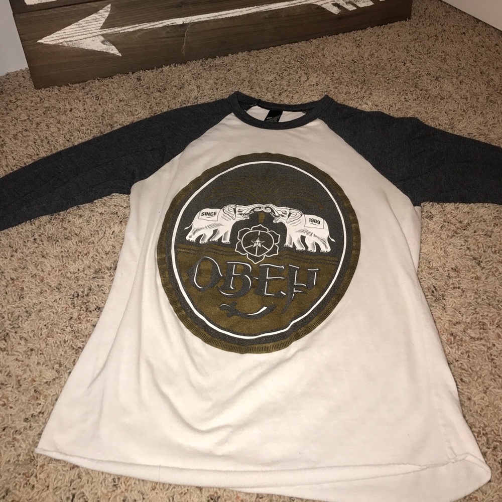 Obey Elephant half sleeve t-shirt