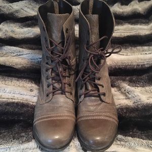 Steve Madden Light Brown Combat Boot