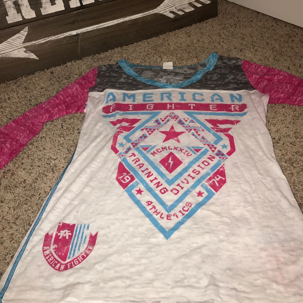 NWOT American Fighter half sleeve t-shirt size L