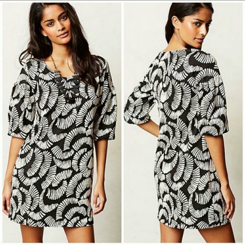 Anthropologie Maeve windfall shift dress size s