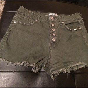 High waisted shorts