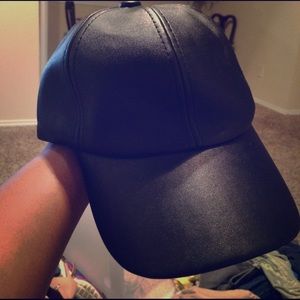 Leather hat