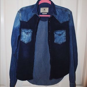 Zara Denim Blouse