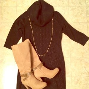 Beautifully detailed NY & Company sweater dress