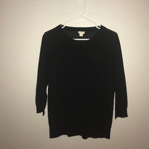 Black JCrew Merino Sweater