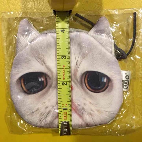 Bundle 20% off! Cat face coin case - Picture 3 of 4