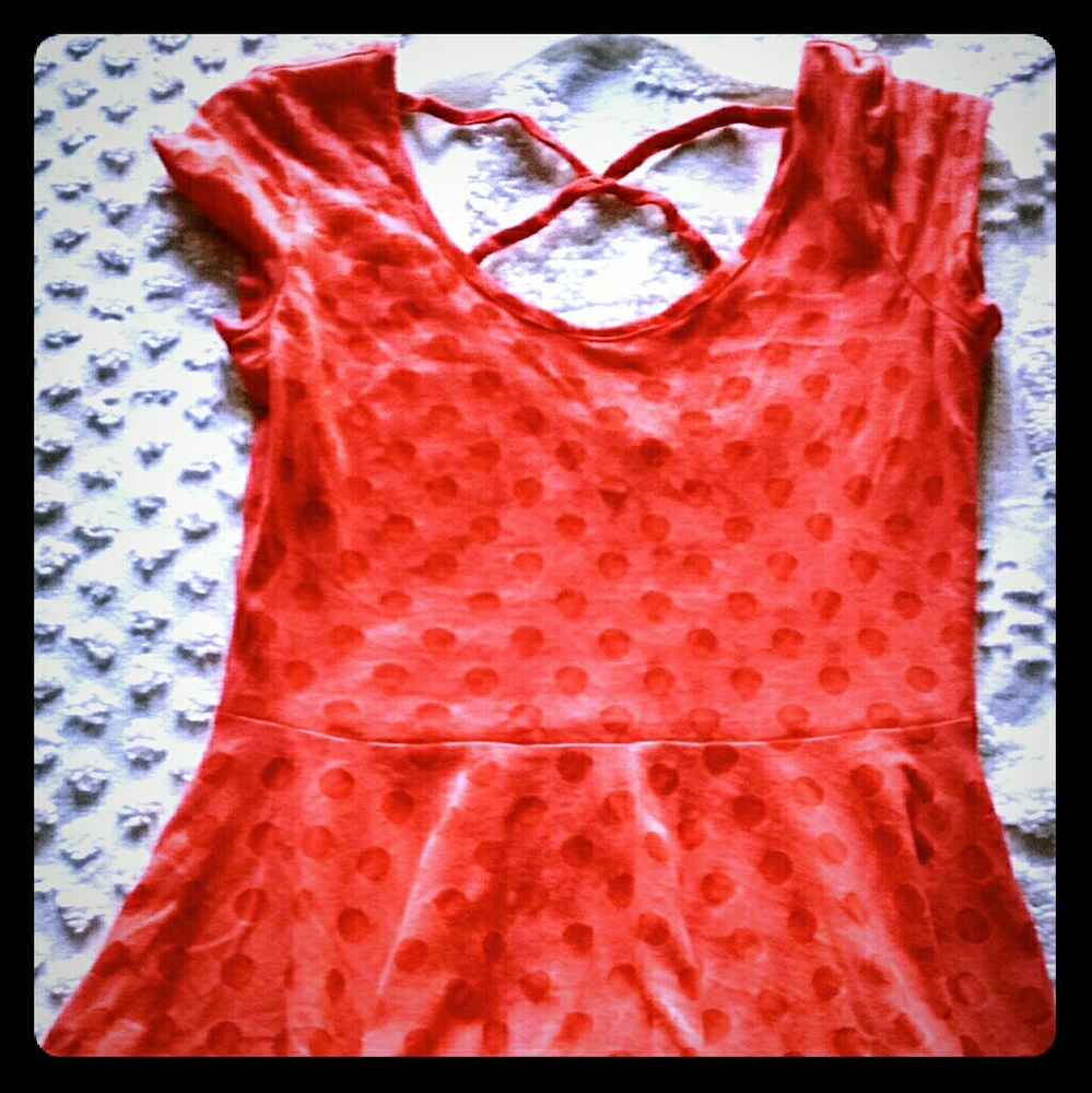Racer back peplum Top