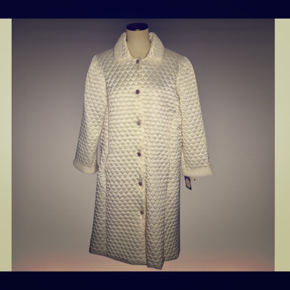 Vintage Christian Dior Quilted Robe Saks Fifth Ave