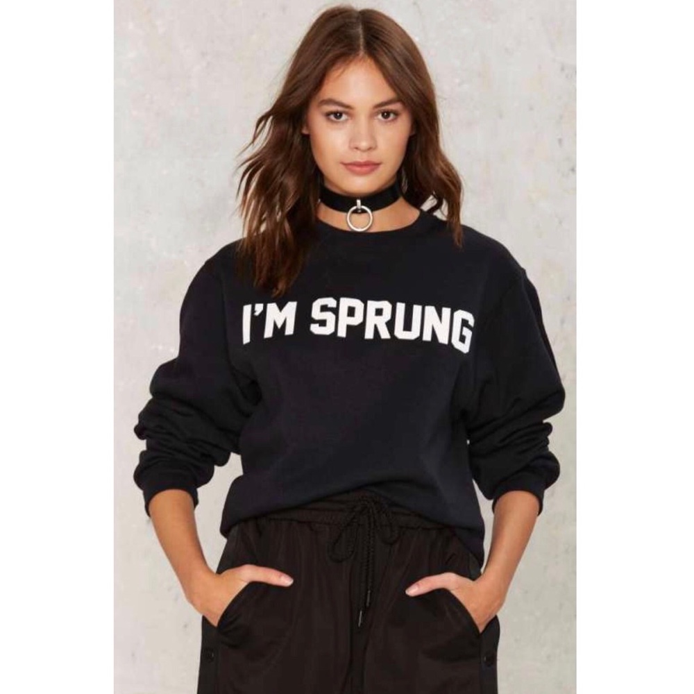 Private Party I'm Sprung Graphic Sweatshirt
