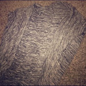Gray cardigan
