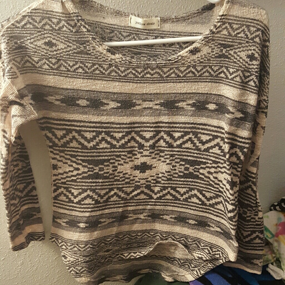 Aztec lightweight material womens top