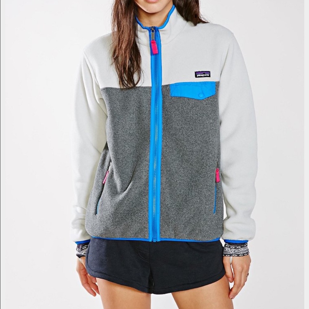 Patagonia - full zip snap-t fleece jacket