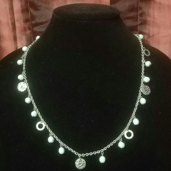 N467 Minimalist Beaded Charm Necklace - Picture 4 of 6