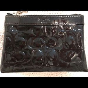 Black Coach wristlet