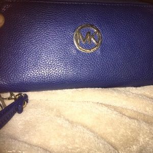 Michael Kors navy blue wallet