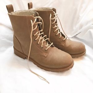 Tan boots