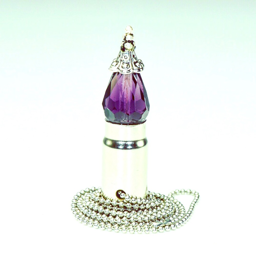 Amethyst Bullet Necklace By Stone+Proper