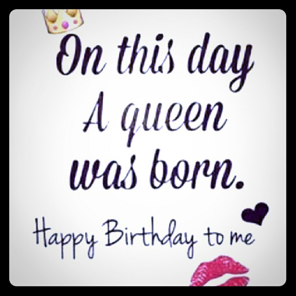 HAPPY BIRTHDAY TO ME