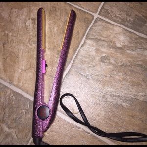 beautiful glitter hair straightener