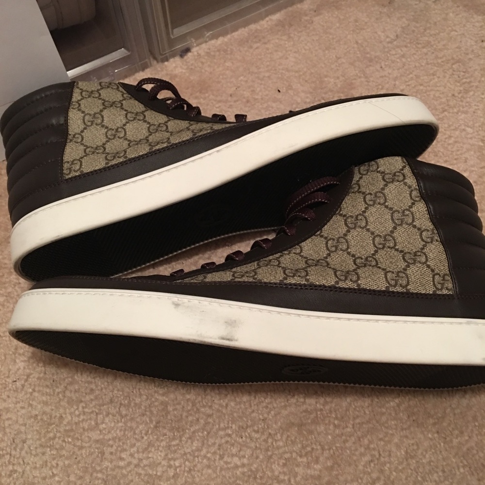 Gucci GG Supreme Hi Top Size 12