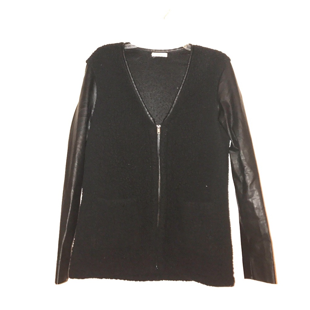 Faux Leather Jacket - image 5