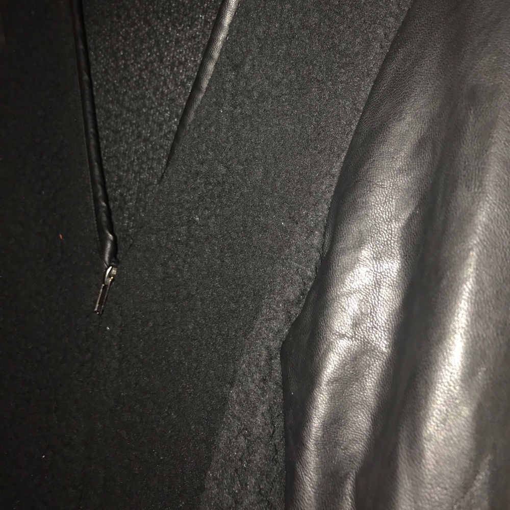 Faux Leather Jacket - image 3