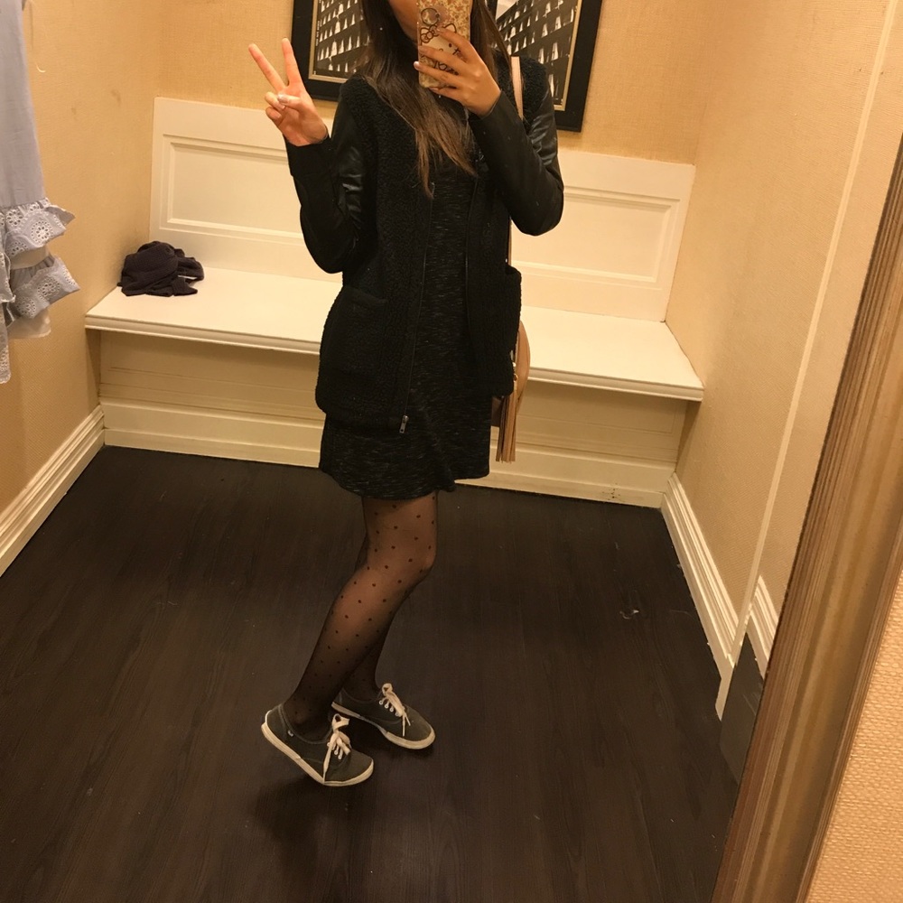 Faux Leather Jacket - image 6