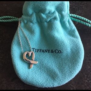 Tiffany & Co. Paloma Picasso loving heart necklace
