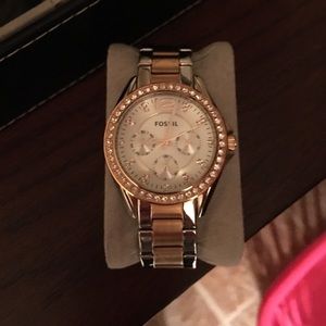 Two-Tone Fossil Watch