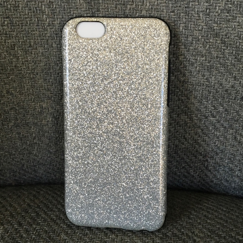 Silver sparkle case for iPhone 6