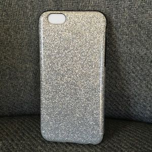 Silver sparkle case for iPhone 6