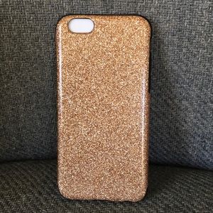 Sparkly gold case for iPhone 6