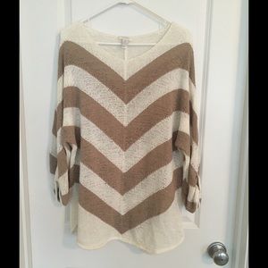 Chicos open knit sweater