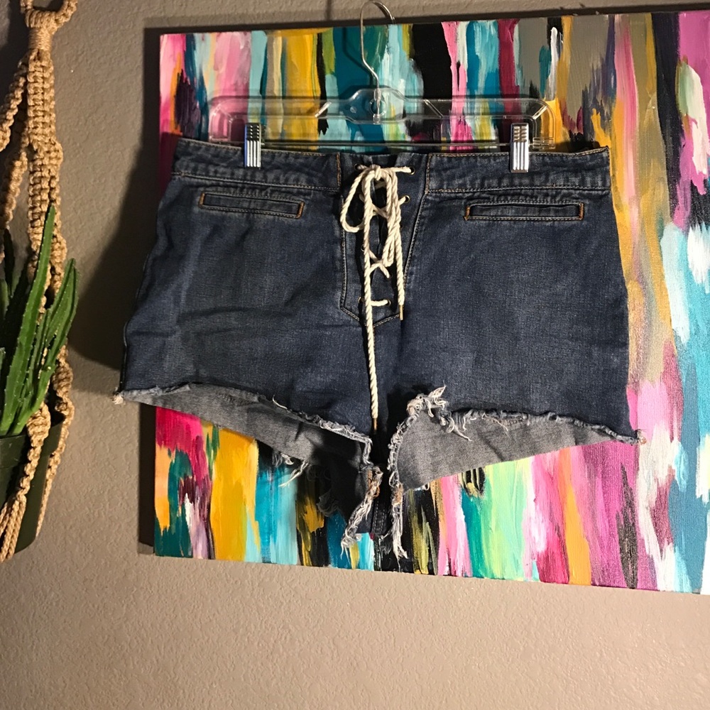 Urban outfitters tie up shorts