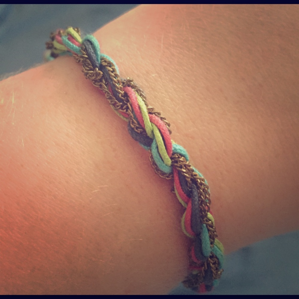 Braided slip knot bracelet