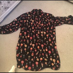 Modcloth Cals hot air balloon blouse