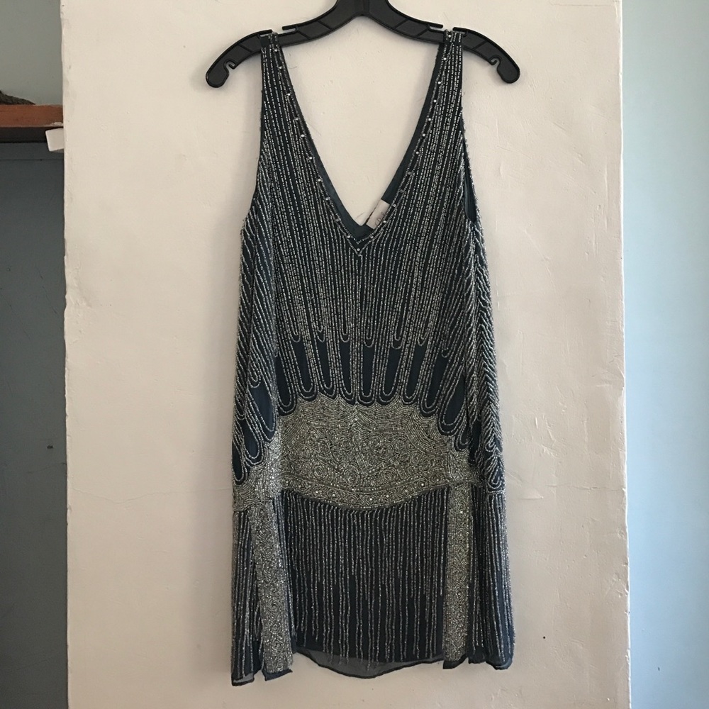 Beaded flapper dress by Parker