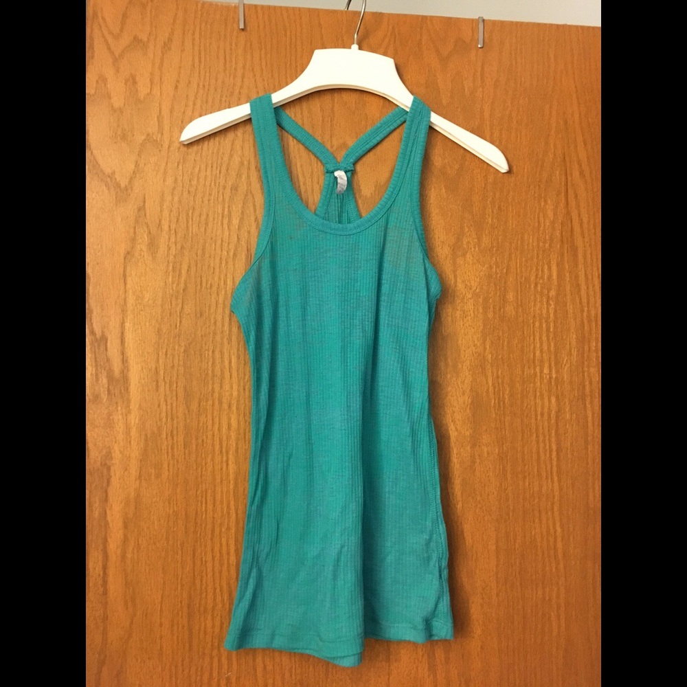 Blue razorback tank